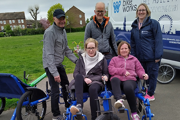 Join in our all ability cycling sessions as a volunteer!