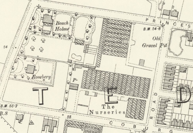 Figure 9 1890s OS map
