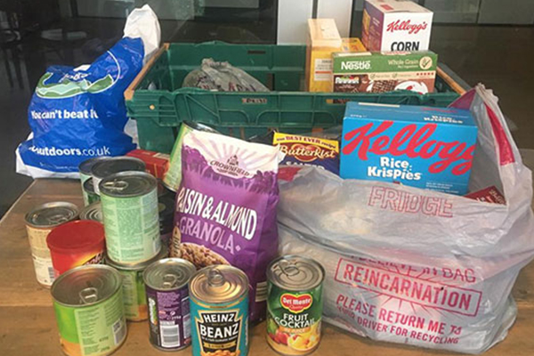 Donate food and toiletries to the Vineyard Community and Richmond Foodbank