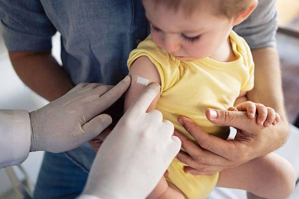Make sure you and your child are up to date with the MMR vaccine