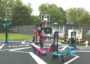 Parks with fitness equipment