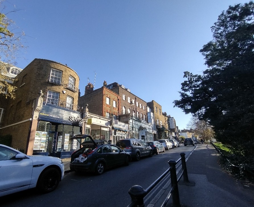 Figure 67 View of steep section of Hill Rise from number 38 onwards