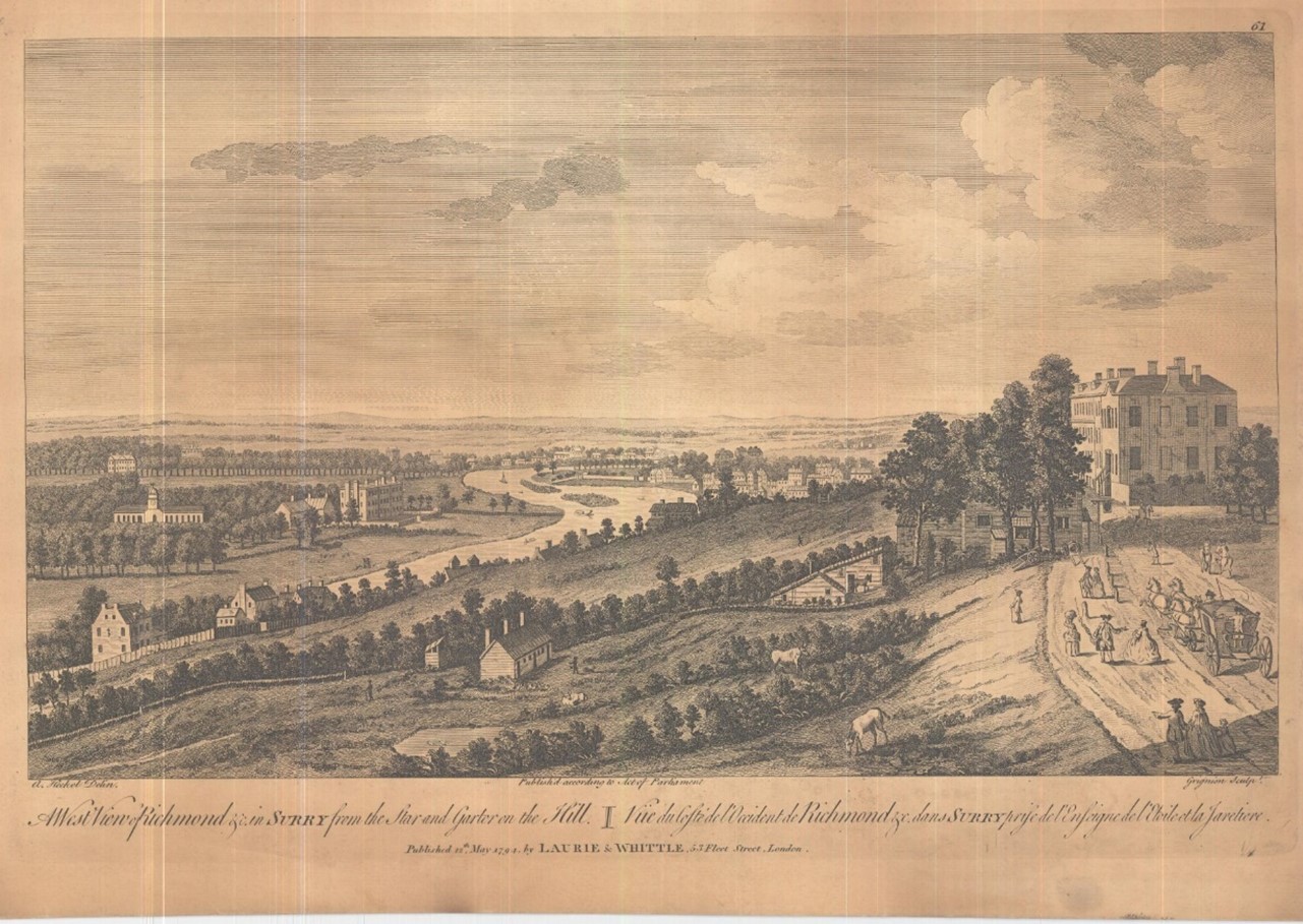 Figure 16 View of Thames from Star and Garter Hill, 1752