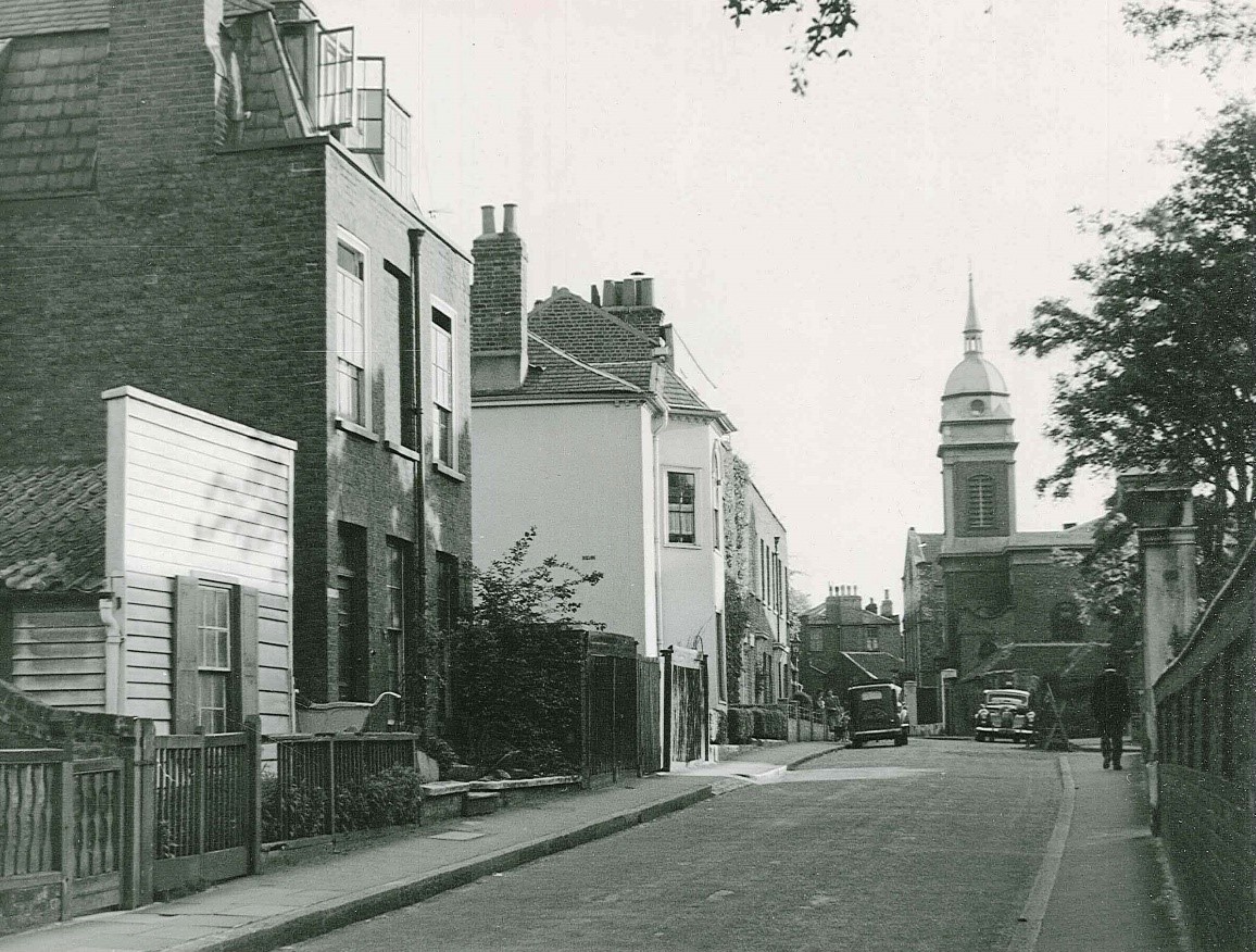 Figure 13 View of St Elizabeth's from the Vineyard, 1952