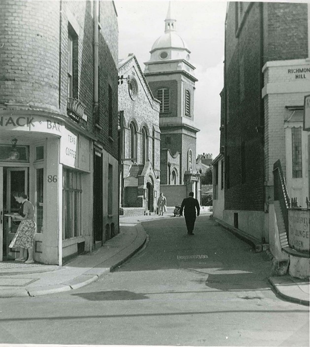 Figure 155 Church of St Elizabeth as viewed from Hill Rise, 1952