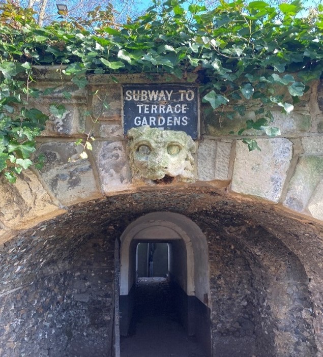 Figure 216 Entrance to tunnel from Buccleuch Gardens