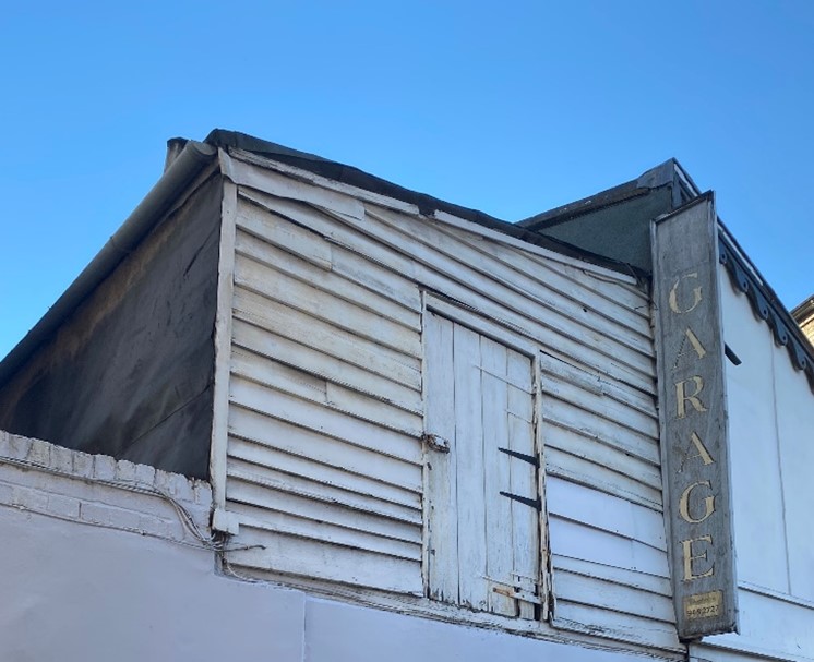 Figure 198 Surviving upper floor hay loft in The Vineyard