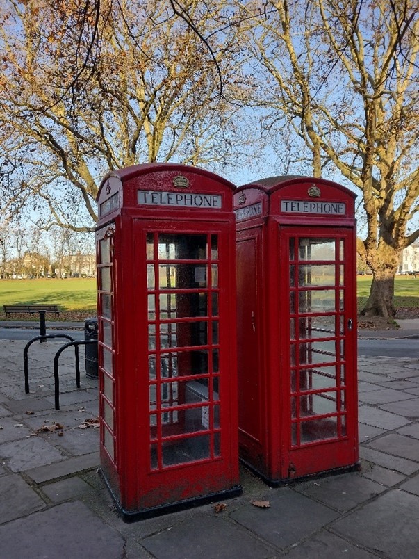 Figure 45 Pair of K6 telephone boxes