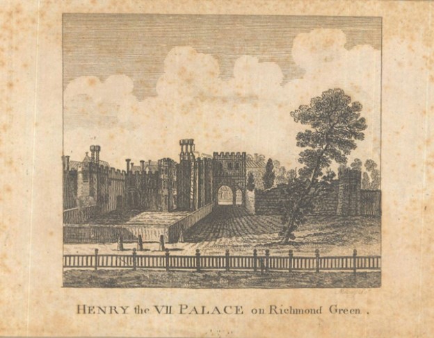 Figure 2 Drawing of Richmond Palace, 1750