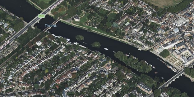 Figure 4 Aerial view of Richmond Riverside