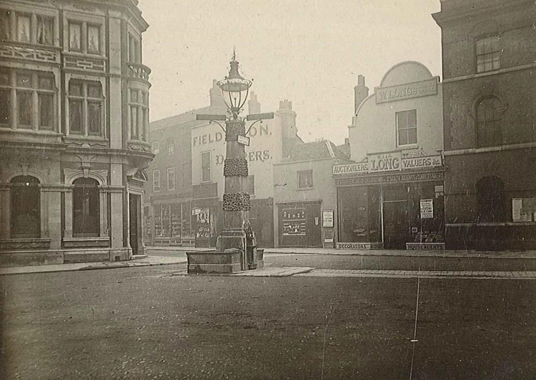 Figure 14 Junction of Lower George Street and George Square, late C19th