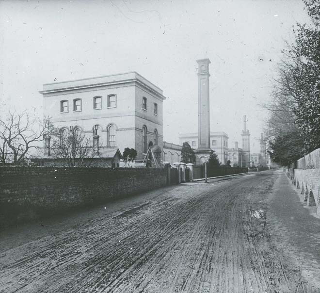 Figure 12: A view of the Waterworks looking west in the early 20th century