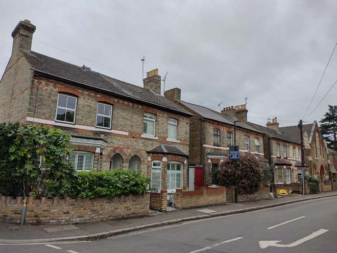 Fig. 61; The roofscape is consistent amongst groups and there is generally little alteration to roofs in the Area