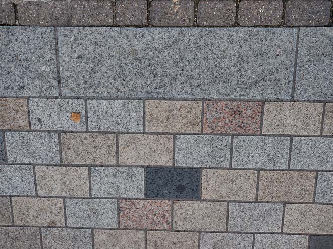 Fig. 9: Smaller pavers inserted primarily along King Street as part public realm improvements