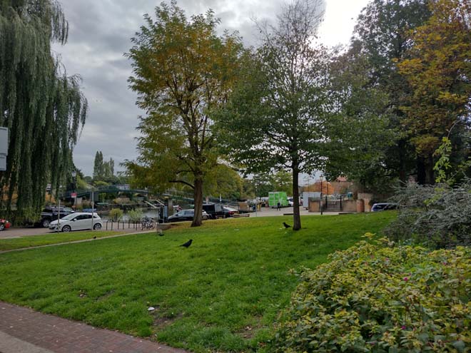 Fig. 92: Green space at the base of Water Lane
