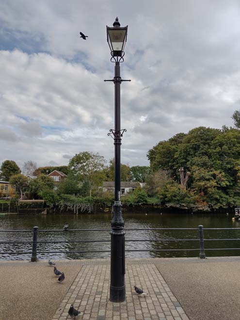 Fig. 131: Style of lamppost unique to the riverfront Character Area