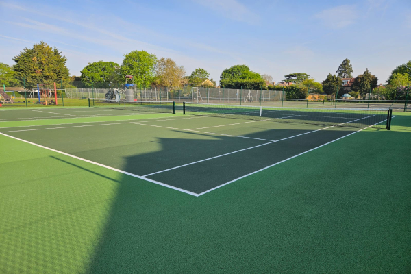 New tennis courts opening this bank holiday weekend