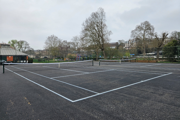 Cambridge Gardens tennis courts welcome players back