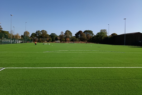 Upgraded Hampton pitch ready for autumn games