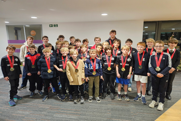 Team Richmond's Cross Country stars presented with London Youth Games medals