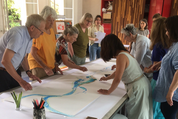 Community art and conversations on Clean Air Day