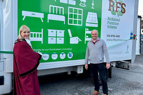 Richmond Furniture Scheme introduce new electric van