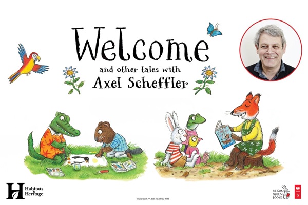 'Welcome' and other tales with Gruffalo illustrator Axel Scheffler