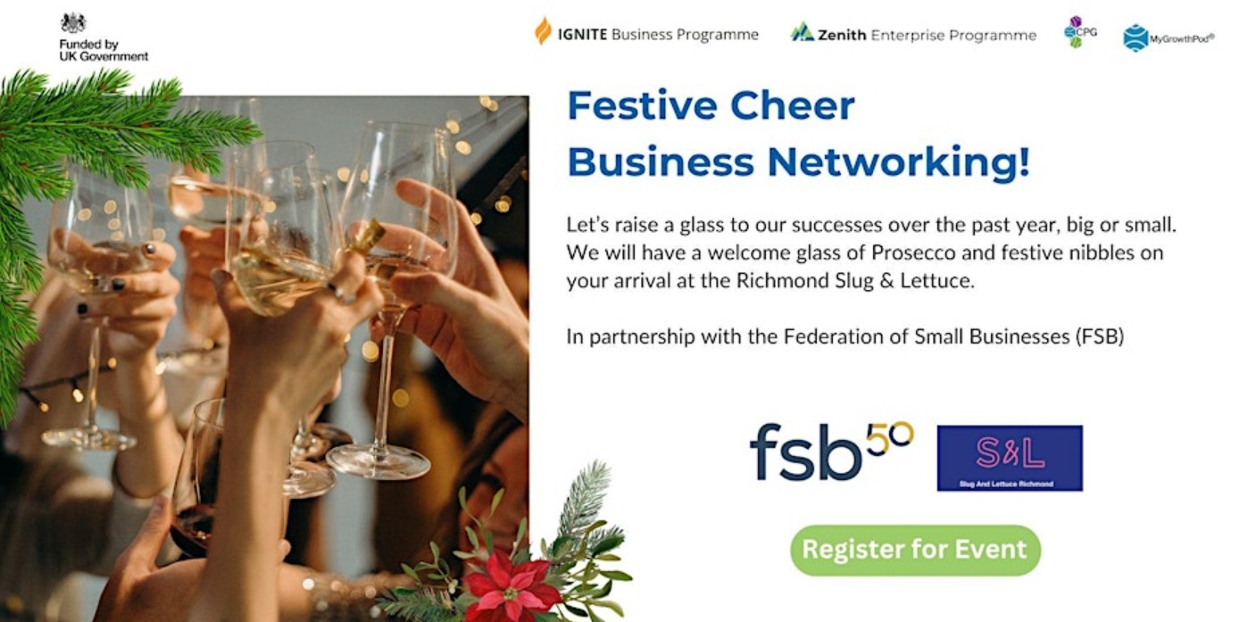 Festive Cheer Networking for Richmond & Wandsworth!