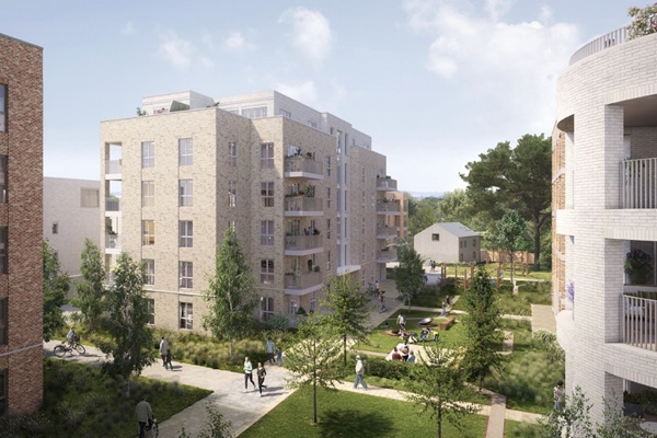 Major regeneration at Ham Close takes shape as new homes and community spaces get underway