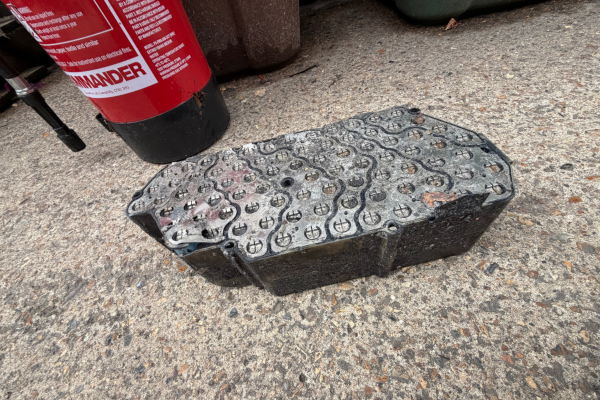Battery safety warning for e-bike and e-scooter users