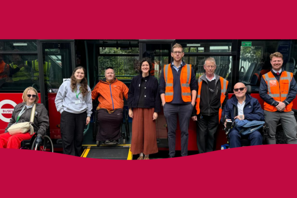 Explore accessibility at bus garage access day